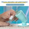 Rotatable Silicone Nail Polish Holder Anti-Spill Nail Polish Bottle Organizer  Manicure Tool