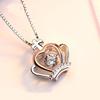 925 Silver Bead Necklace Pendant AAA Zircon For Women Clavicle Chain Necklaces Wedding Party Fashion Jewelry Gift