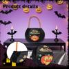 Halloween Candy Bag Goody Bucket Reusable Treat Decoration for Birthday Party