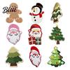 Cloud-like Comfort Floor Absorbent Anti-slip Snowman Non-Slip Xmas Tree Mat Christmas Bathroom Rug Washable Santa