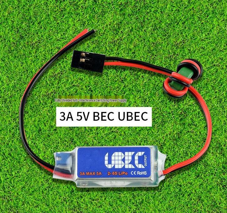 ESC BEC Anti-Interference 2-6S Step-Down Power Supply Module, 3A 5V UBEC for Model Aircraft.