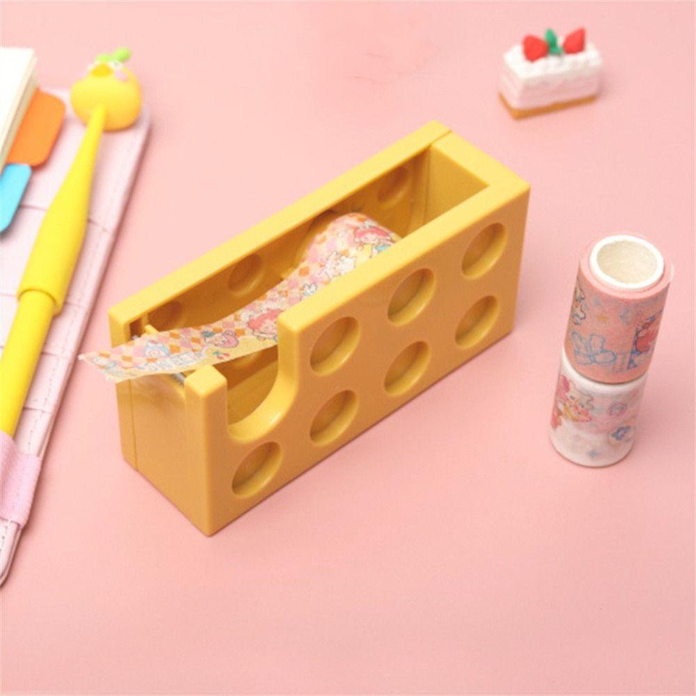 Building Block Tape Dispenser Multi-color Roller Tape Holder Adhesive Tape Holder Packing Tools