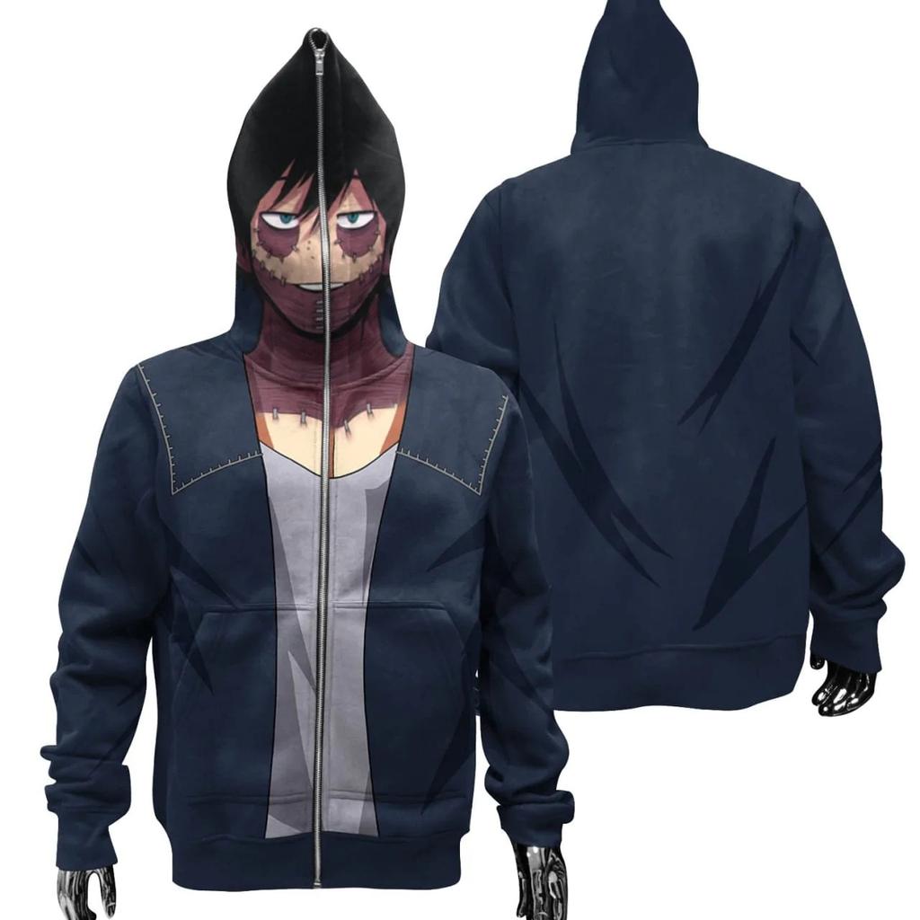 My Hero Academia postać z anime druk 3D cosplay męska bluza z kapturem ubrania wyprzedaż