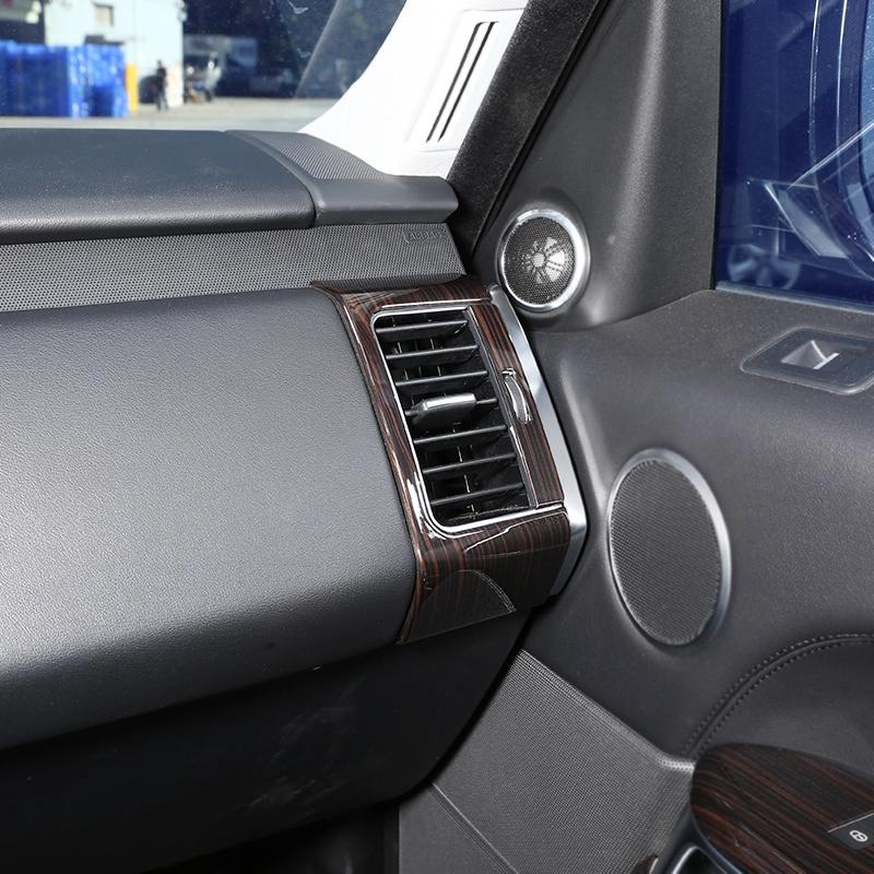 For Land Rover Range Rover Sport 2014-2026 ABS Carbon Fiber Car Dashboard Side Air Outlet Panel Frame Trim Car Accessories