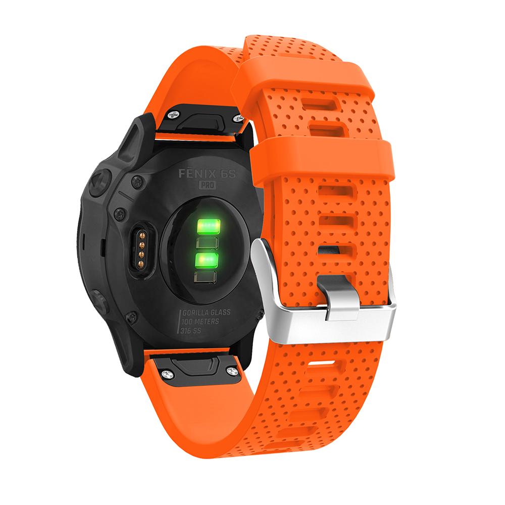 20mm Hurtigfeste Silikonreim For Garmin Fenix 5S 6S 7S Smartklokke Rem for Garmin Instinct 2S