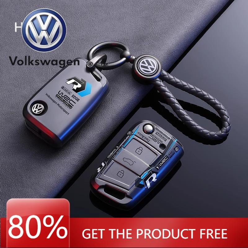 For VOLKSWAGEN VW Car Folding Remote Key Fob Case Cover Shell For Volkswagen VW Polo Golf 7 MK7 Tiguan Passat Jetta E-golf Keych
