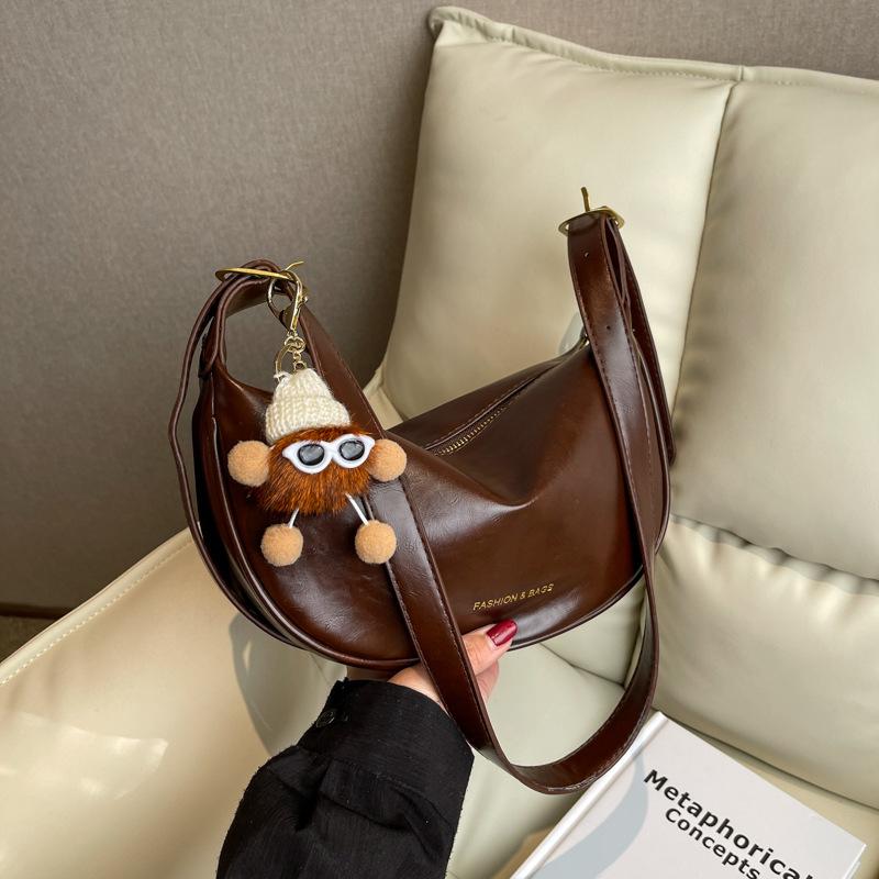 

Сумка с нишевым дизайнерским чувством женская большой вместимости 2025 новая модная осенне-зимняя на плечо кроссбоди женская сумка-пельмень