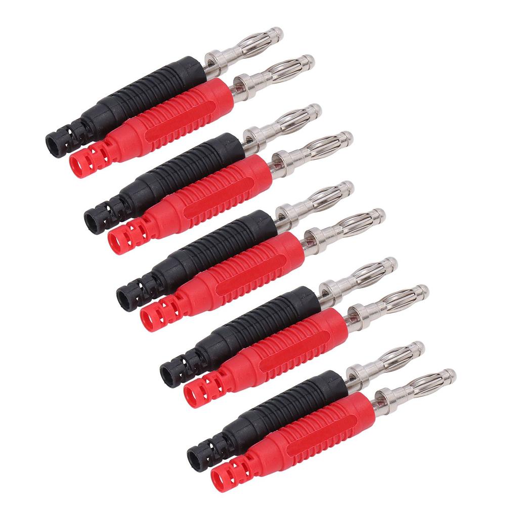5Set Lantern Banana Plug Male Insulated Banana Socket DIY Connectors for Welding Machinery