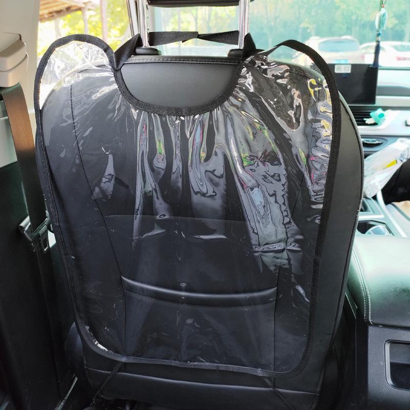 Children's Backseat Anti-Kick Pad: Transparent, Wash-Free, and Anti-Dirty Protective Cover