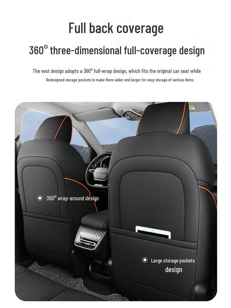 2023 Wuling Xingyun Leather Seat Covers: Universal, All-Season, Full Coverage, Special Design, Car Seat Cushions.