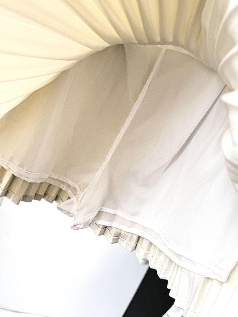 2025 New Women's High Waist A-line Wool Pleated Skirt