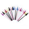 Water Drop Mascara Brush & Eyelash Comb Set - 25 Pack Nylon Curler & Eyebrow Brush for Extensions