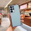 Solid Electroplating Phone Case For Samsung Galaxy S24 S23 S22 S21 S20 Ultra Plus FE A35 A53 A54 A55 A71 A72 A73 5G Soft Cover
