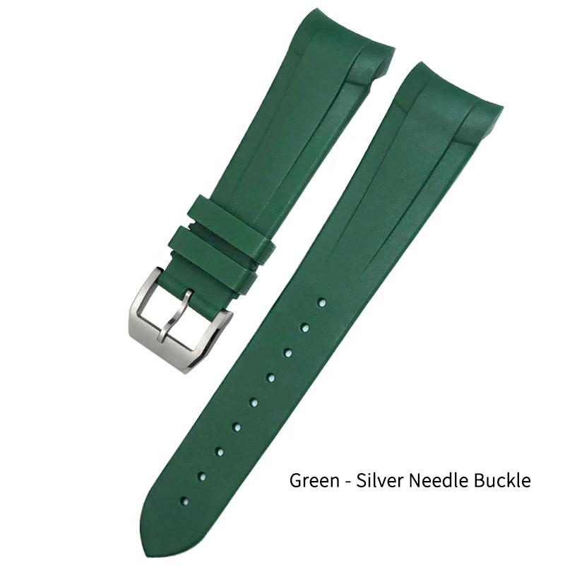 

Natural Rubber Watchband 20mm 21mm 22mm for Tudor Black Bay 1958 39mm 41mm GMT Pelagos Pin/Folding buckle Silicone Watch Strap 20mm&High Quality