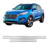 Door Side Moldings Stainless Steel Chrome Hyundai Tucson From 2015 To 2018