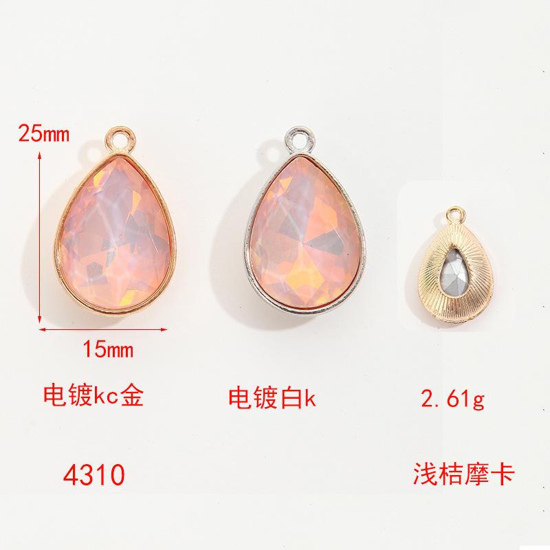 Simple Collarbone Chain Bracelet Alloy Diy Accessories Versatile Handmade Water Drop Pendant Diy Accessories