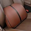 Car Leather Headrest Lumbar Cushion Memory Foam Neck Pillow Lumbar Pillow Car Lumbar Headrest Memory Foam Core
