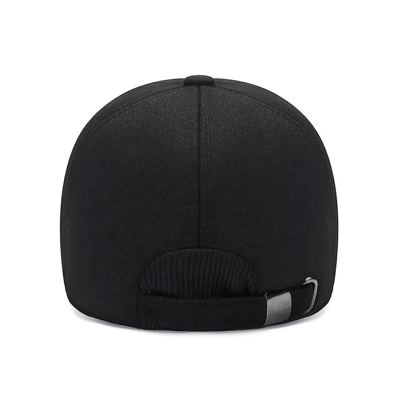 Men's Winter Warm Baseball Cap with Ear Protection - Ideal for Middle-aged & Elderly