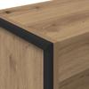 Bookshelf Rustic Oak Design 80 x 30 x 86.5 cm Engineered Wood