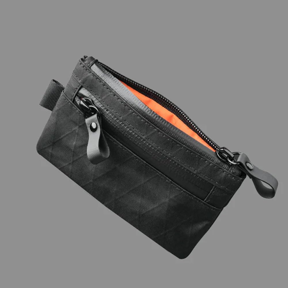 ALPAKA Zip Pouch Mini Business Water-Repellent (Slate Gray) - Bag, Wallet, Bag-in-Bag, Pouch, Case, Travel,