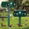 2024 Ultrasonic Animal Repellent, 1-Pack Solar Outdoor Deer Repeller