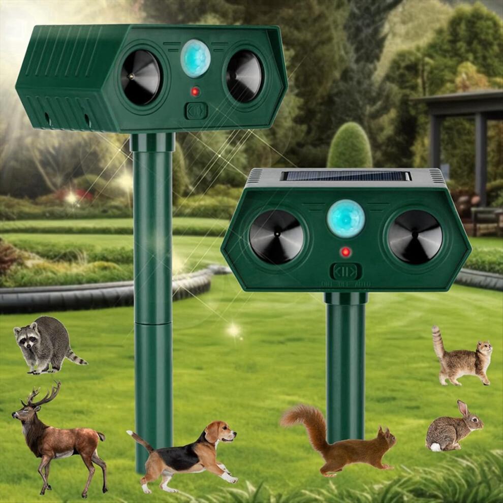 2024 Ultrasonic Animal Repellent, 1-Pack Solar Outdoor Deer Repeller