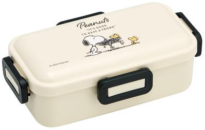Lunch Fluffy Packing Dishwasher Microwave Made In Snoopy Badge Box, Design, 1-Tier, 530ml, Safe, Safe, Japan, PFLB6-A