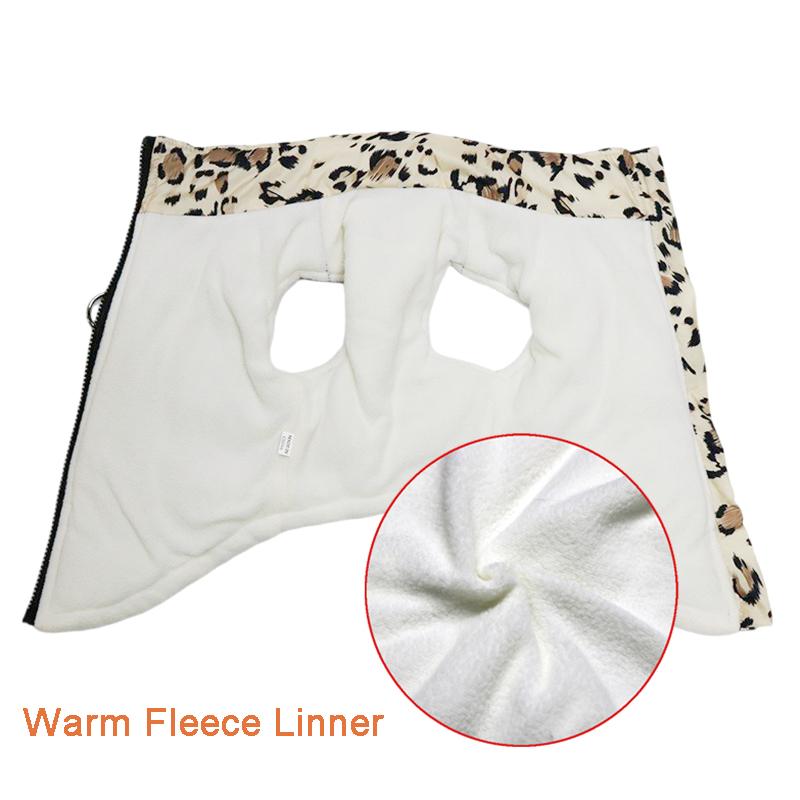 Camouflage Waterproof Dog Jacket Winter Warm Fleece Pet Clothes for Small Large Dogs Puppy Vest Chihuahua French Bulldog Costume