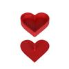 Heart-shaped Corn Starch Tapper Box Leak-Proof Powder Container Anti-Stick Dusting Tool for Polymer Clay