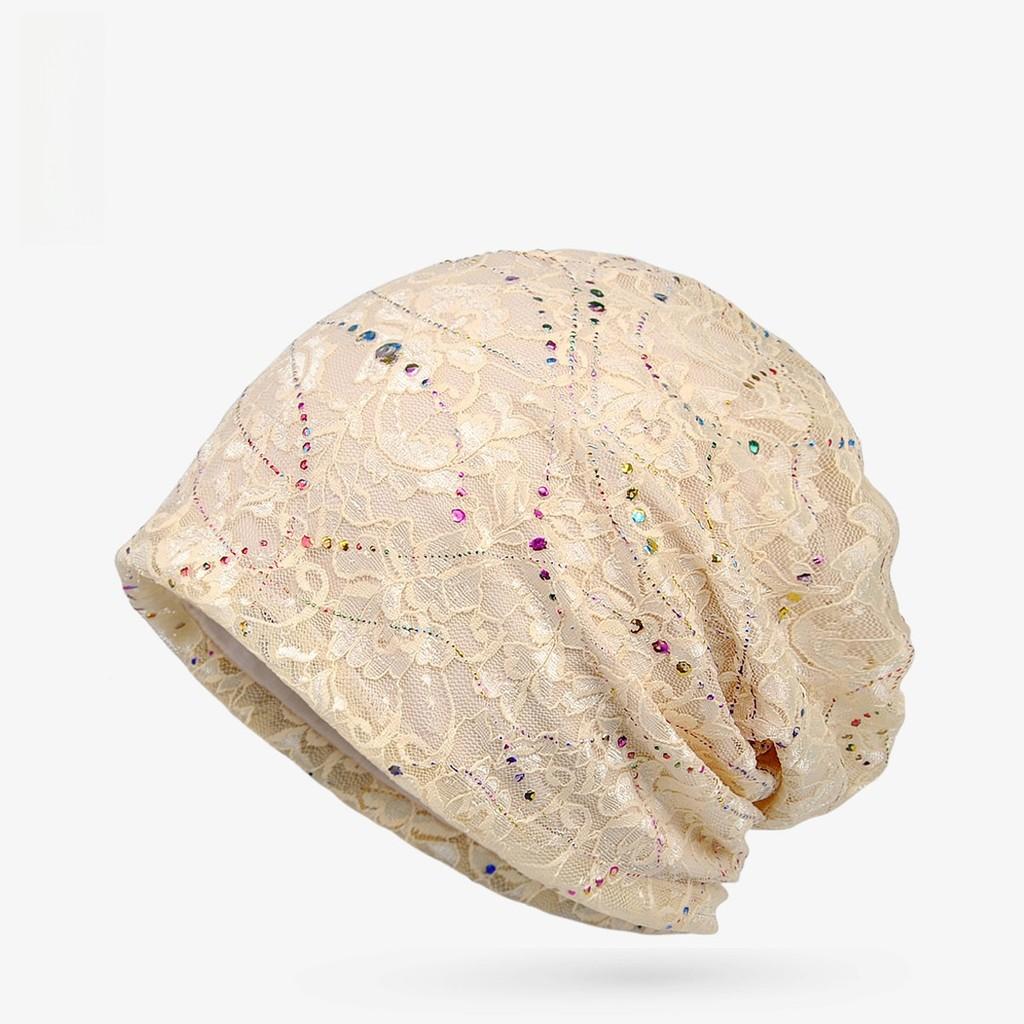 Lace Beanie Hat For Women With Sun Protection And Breathable Design For Spring Summer Casual Wear