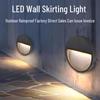 Waterproof Outdoor Step & Skirting Board Light - Floor, Corner, Corridor, Villa, or Staircase Use
