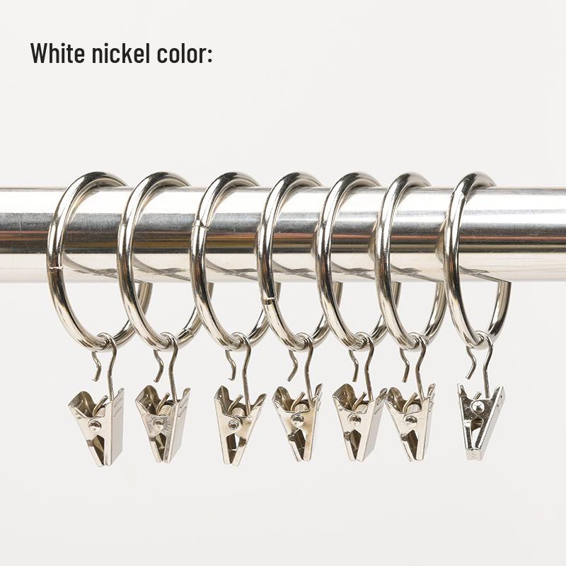 

Металлические зажимы и кольца для штор с крючками 4.0 wire × 45mm inner diameter