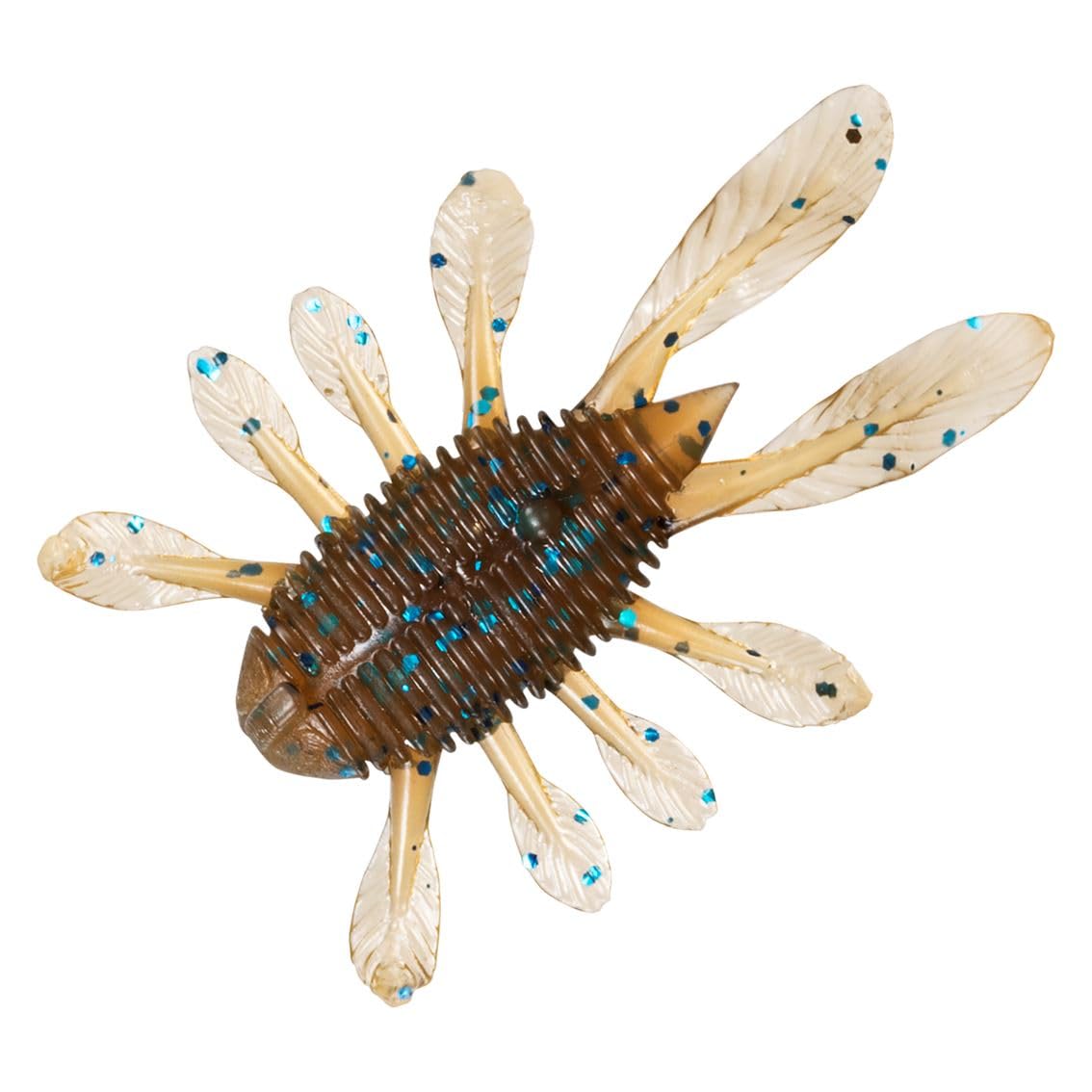 Daiwa Bass Worm STEEZ Apna Bug Cinnamon Blue Flake (DAIWA)