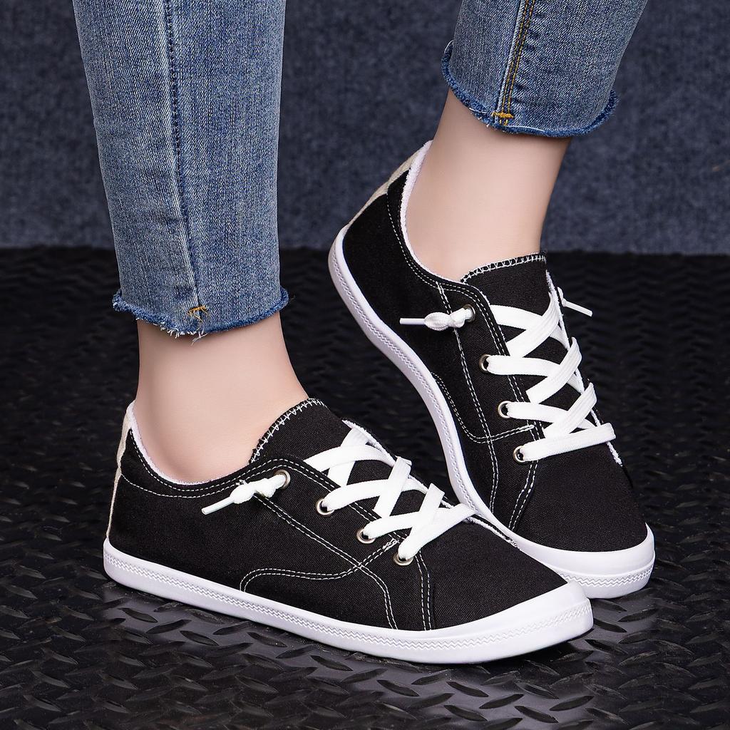 Large Size Sports Shoes, Spring Lightweight Shoes, Soft-soled Flat-heeled Casual Shoes, Outdoor Vacation Walking Shoes