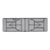 Portable HDPE Folding Outdoor Table with Chairs – Rectangular for Dining, Study, or Exhibitions