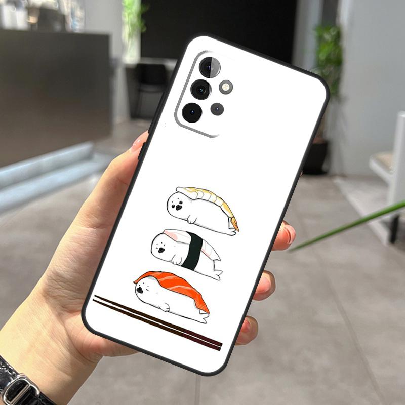 Baby Seals Case For Samsung Galaxy A56 A36 A26 A16 A06 A25 A54 A34 A14 A52 A32 A12 A13 A33 A53 A15 A35 A55