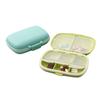 Portable Travel 8 Grids Pill Box With Seal Medicine Organizer Container Wheat Sealed Tablets Storage Dispenser Box for Medicines