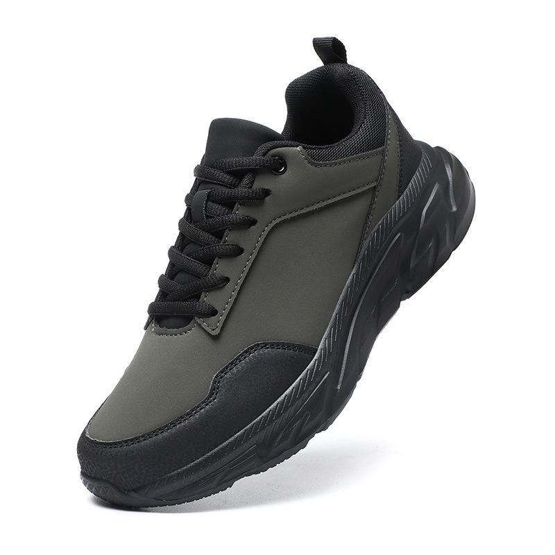 Herrenschuhe neue Leder-Sneaker Arbeitsschutz Freizeitschuhe leichte weichsohlige Laufschuhe Herren
