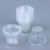 100Pcs 30ml Plastic Graduated Mixing Cups Disposable Universal for Airbrush Paint Mixing DIY Art Creation