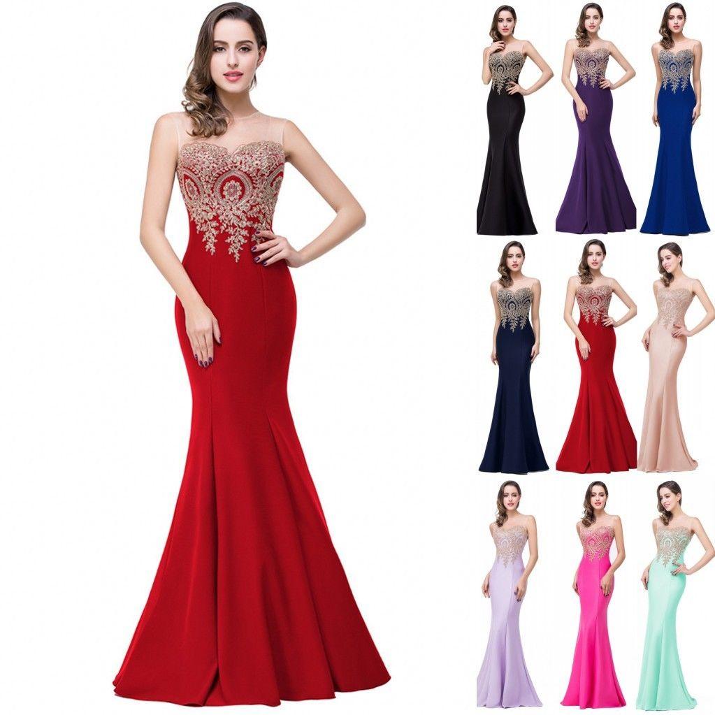 Elegant Women Formal Wedding Bridesmaid Evening Party Ball Prom Gown Long Cocktail Dress With Timeless Design