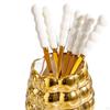 Ceramic Jar Fruit Fork And Spoon Set for Elegant Dining