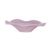 Irregular Straw Hat Glass Plate Frosted Texture Dessert Plate Trendy Glass Tray  Holiday Parties