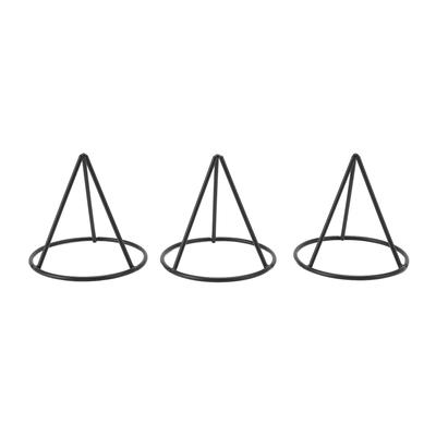 3pcs Avocado Pit Starter Rack Stable Triangular Metal Bracket for 3.4 Inch Wide Mouth Jar