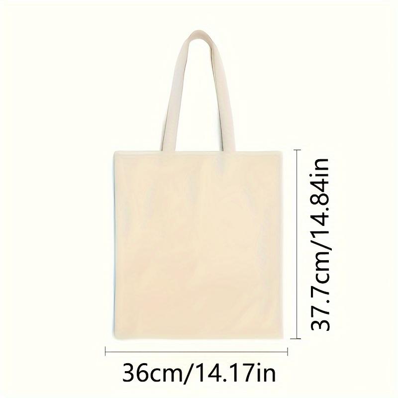 Daisy Embroidered Tote Bag for Women Sweet Style Floral Shoulder Bag with Fixed Strap Reusable Shopping/Gift Bag Perfect for Mother Day Weddings