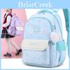 Adorable Cartoon Oxford Fabric School Bag For Kids With Arched Straps