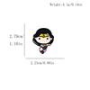 Classic Film & TV Superhero Cartoon Metal Brooch - Cute Anime Character Badge Accessory
