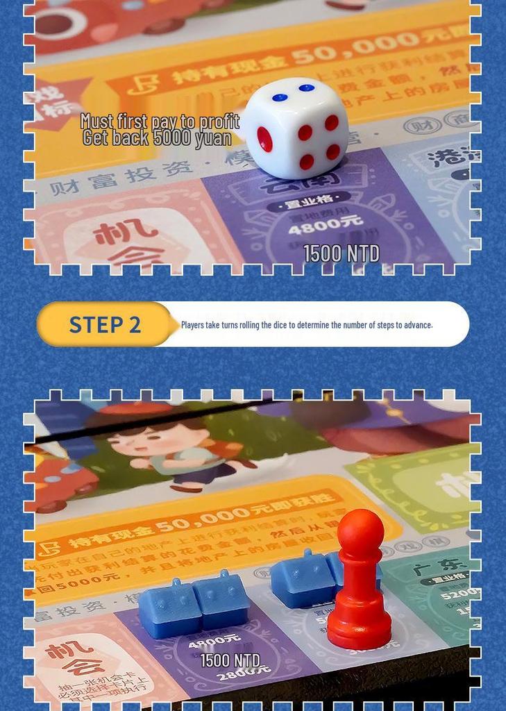 World Tycoon Tour: Magnetic Board Game for Kids & Parents
