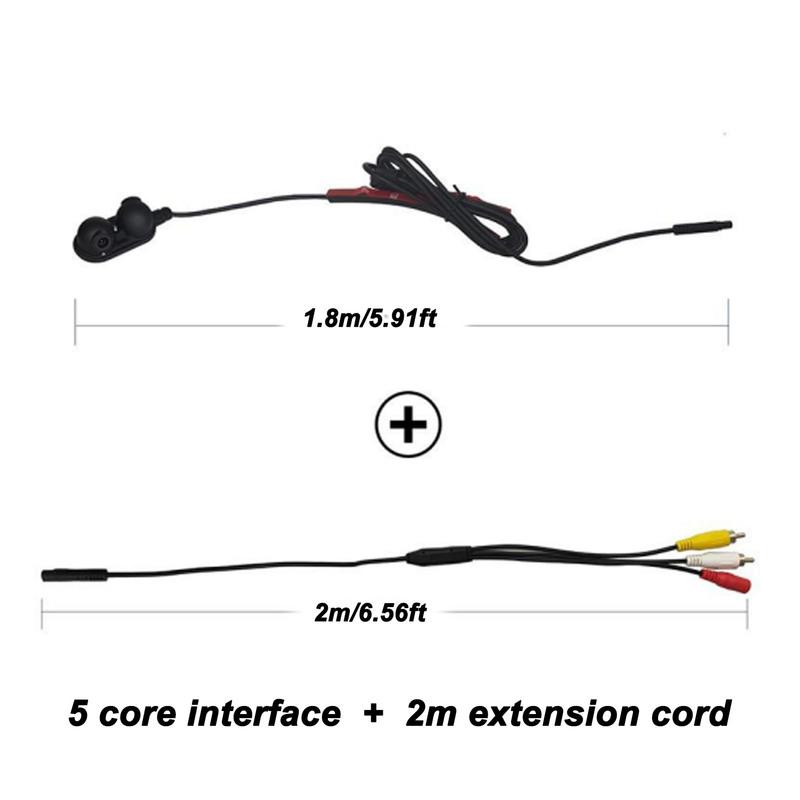 Car Side View Camera HD Night Vision Blind Spot Camera Shockproof Safe Parking Wide Angle for Truck RV Van Trailer
