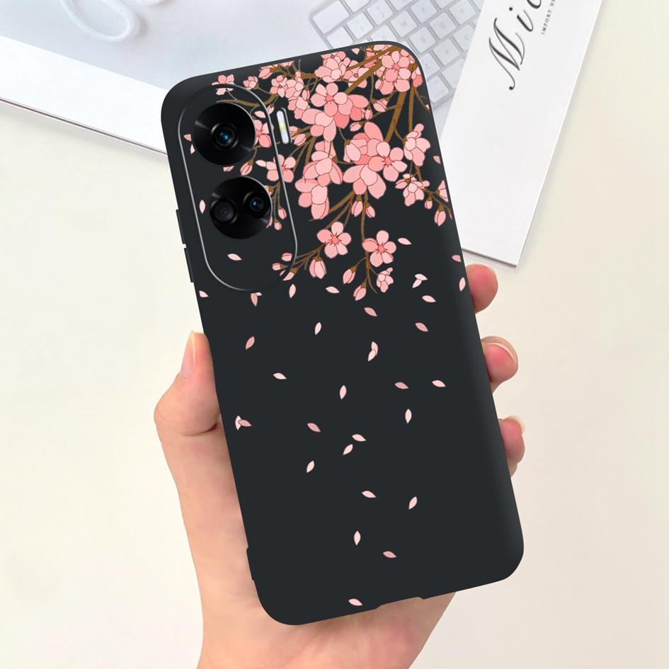 For Cover Honor 90 Lite Phone Case CRT-NX1 Fashion Butterfly Cartoon Slim TPU Soft Silicone Back Cover For Honor 90Lite 5G Funda