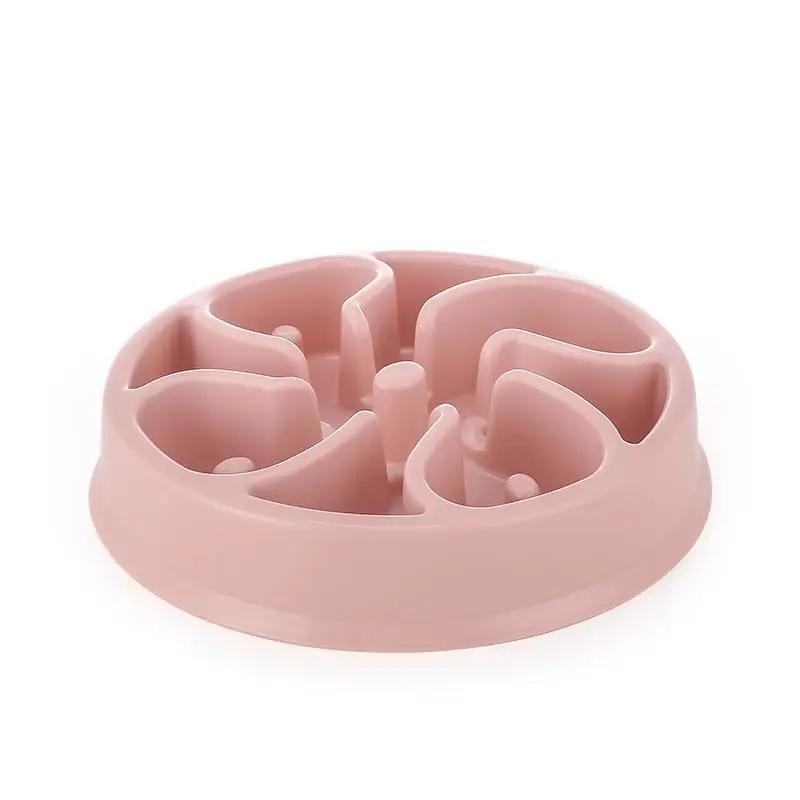 Pet Slow Feeder Dog Bowl Fun Non Slip Anti-Gulping Slower Food Feeding Dishes Eco Dog Bowl for Small Medium Large Dogs Puppy